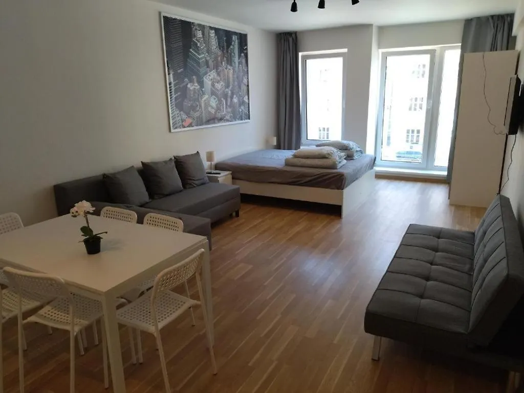 Brand New Studio Apartment #24 In Elite Residence With Free Secure Parking In The Center Praga